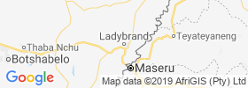 Ladybrand map